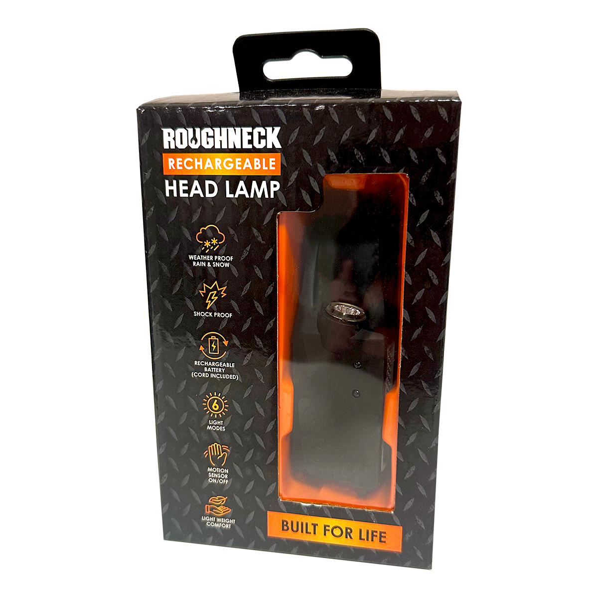 Roughneck Headlamp Flashlight with Motion Sensor