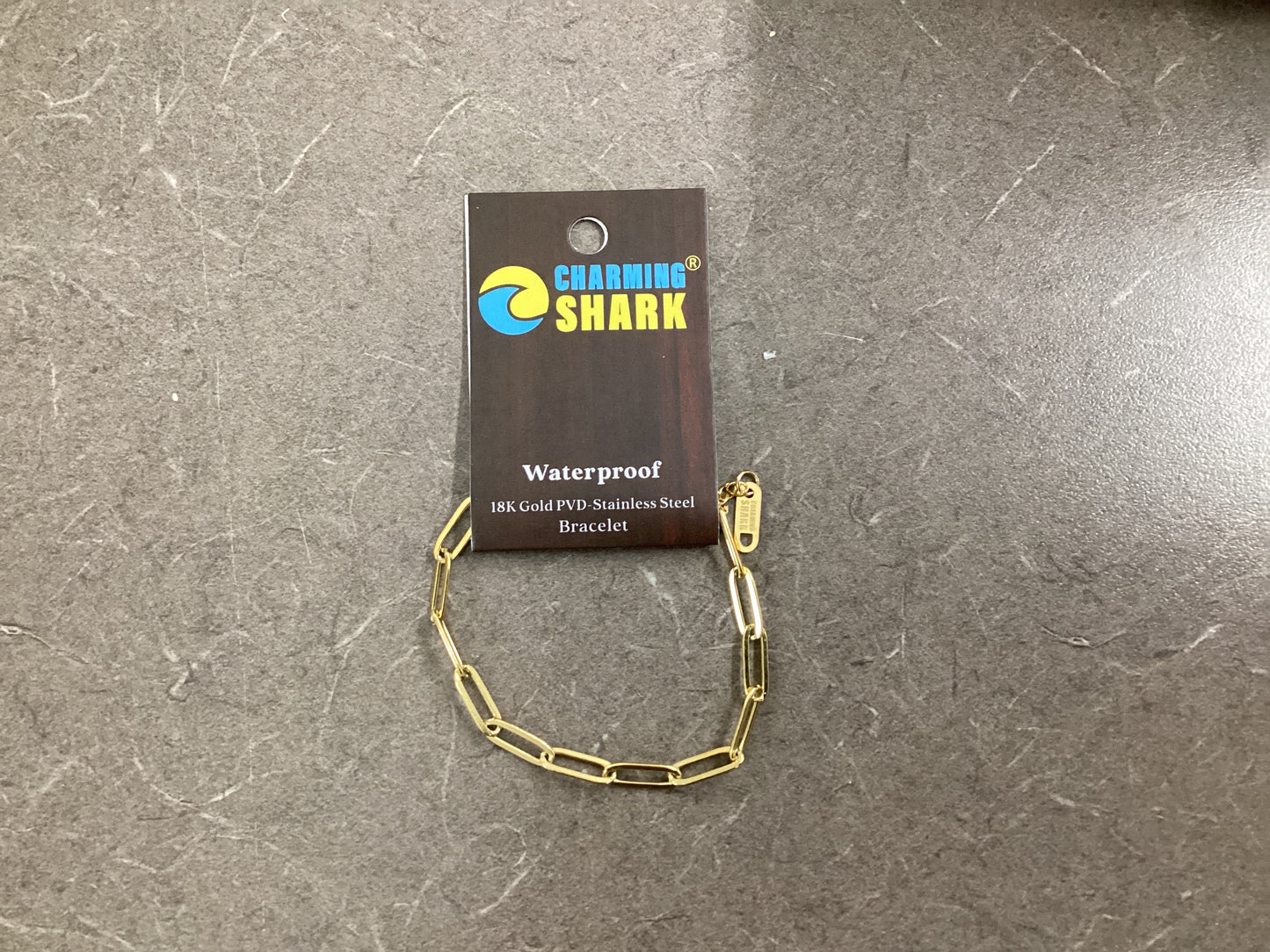 Paperclip Golden Bracelet