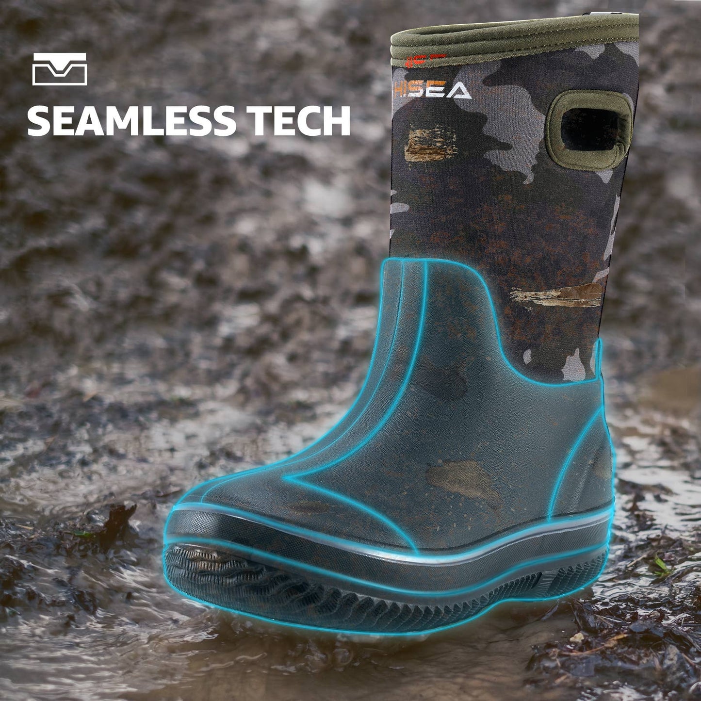 Kid's Seamless Tech Rain Boots