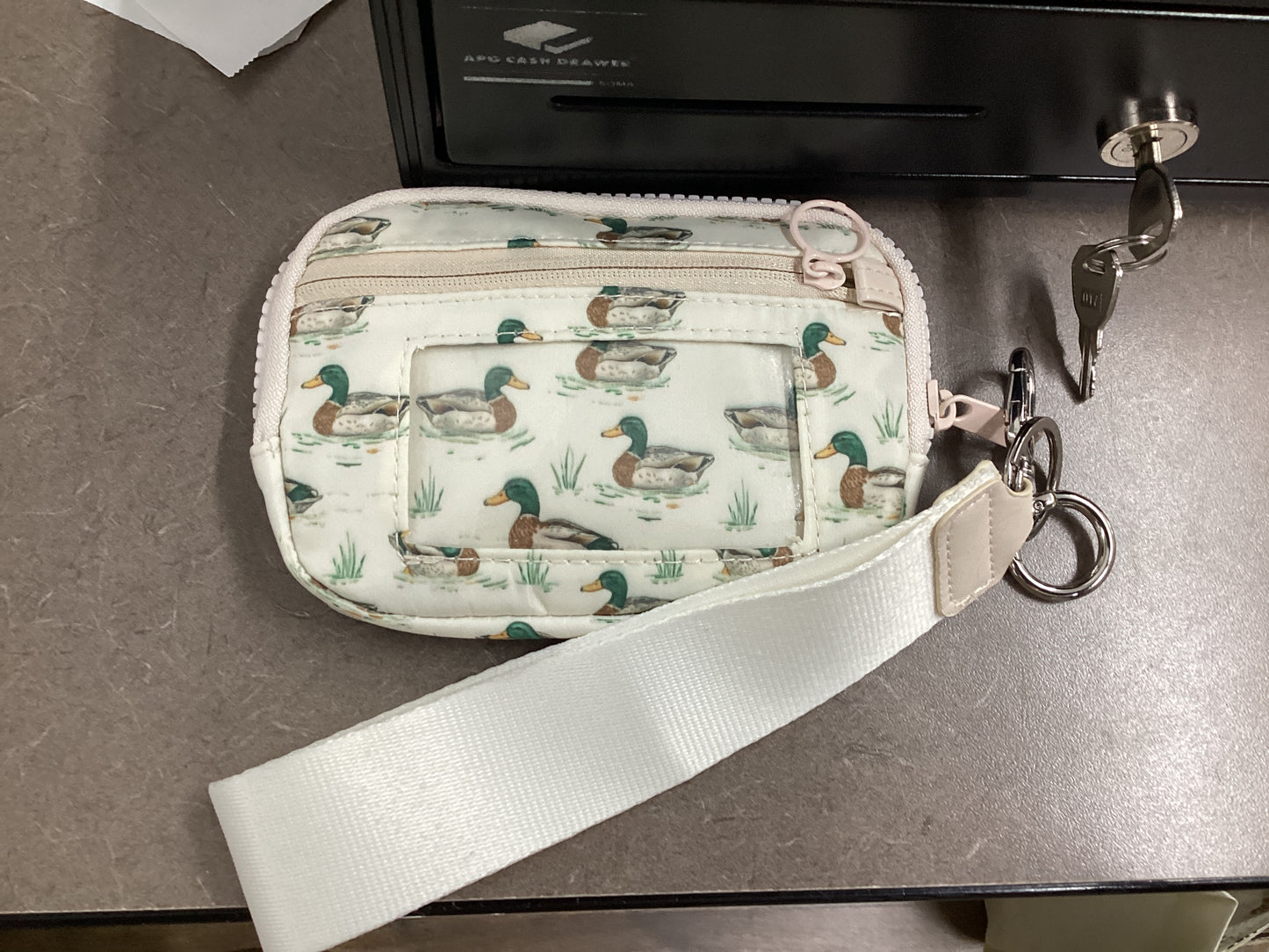 Mallard Duck Wristlet