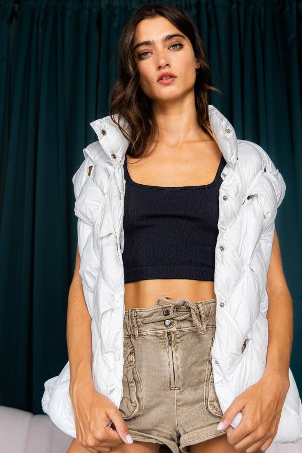 The Amber Harvest Puffer Vest