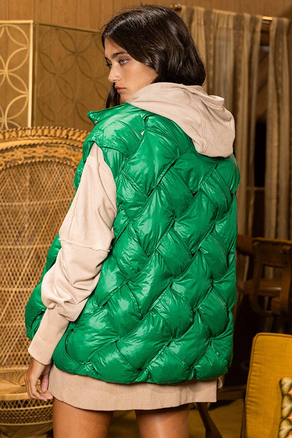 The Amber Harvest Puffer Vest