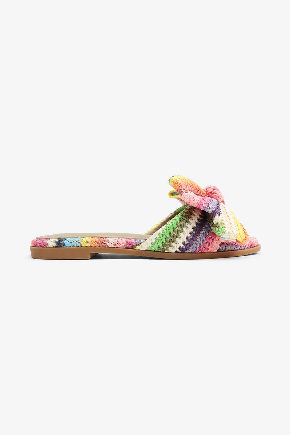 Raffia Bow Sandals