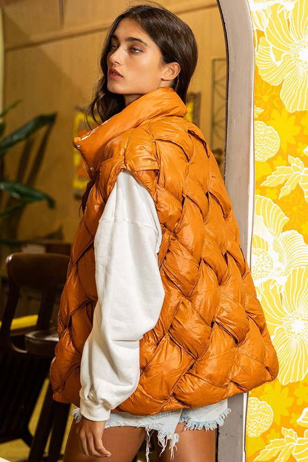 The Amber Harvest Puffer Vest