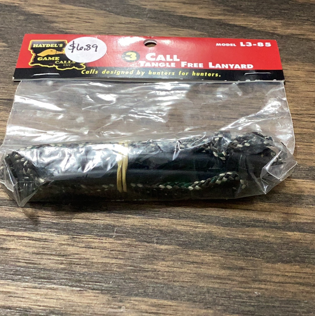 Haydel’s L3-85 Call Lanyard Triple Camo