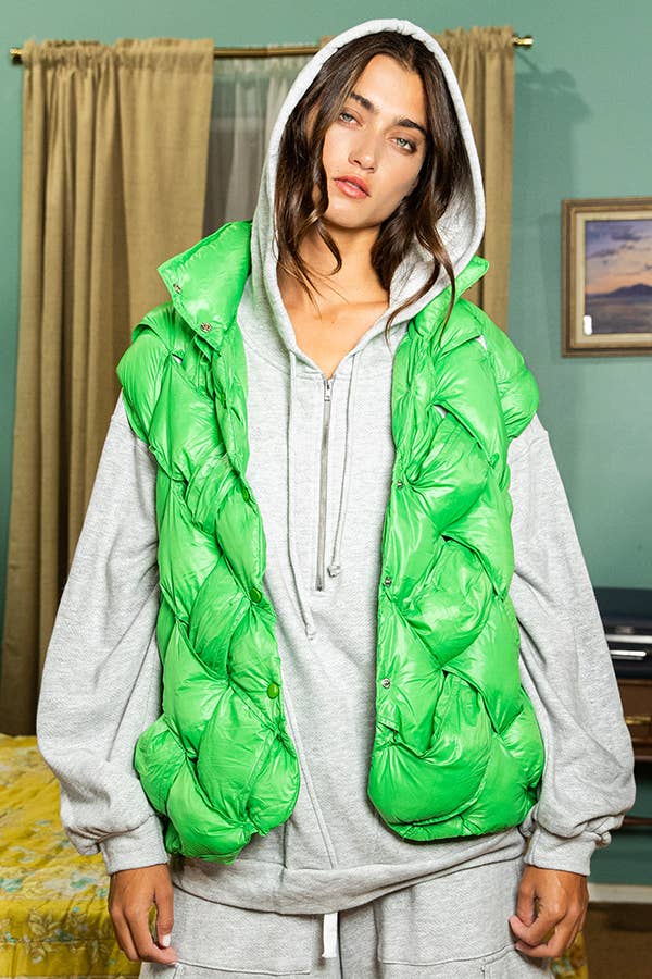 The Amber Harvest Puffer Vest