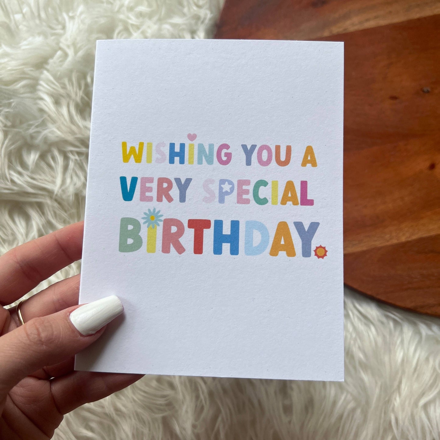 Big Moods - "Wishing you a very special birthday" birthday card