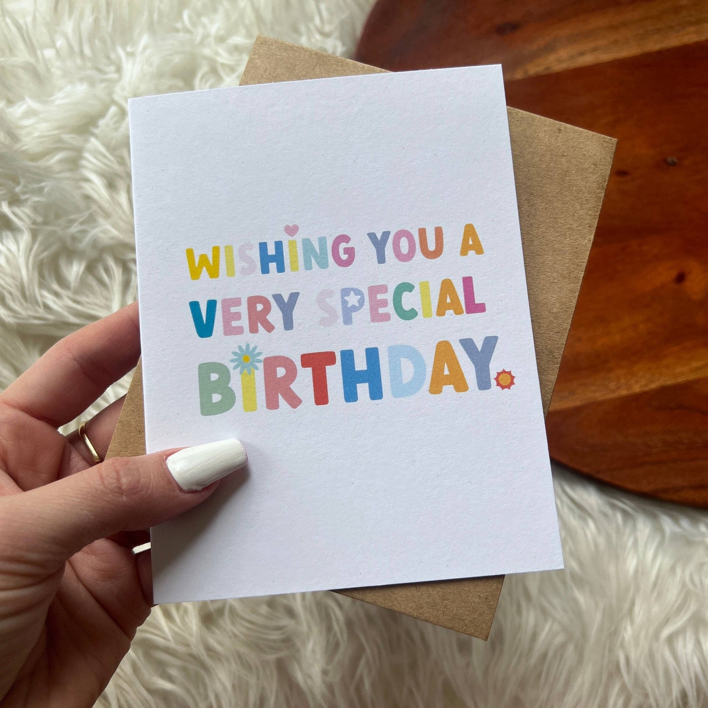 Big Moods - "Wishing you a very special birthday" birthday card