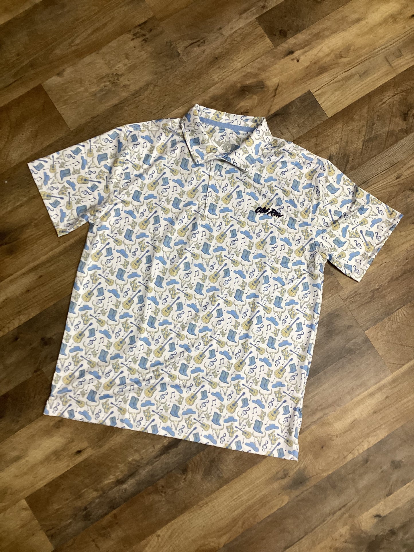 Old Row Western Cactus Polo