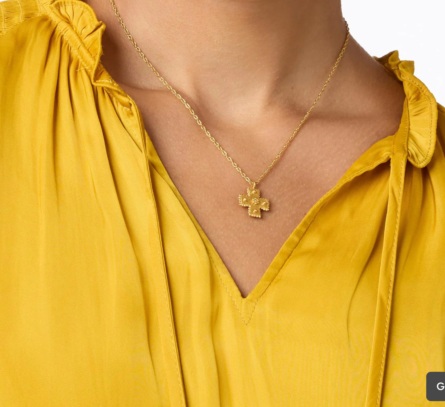 JV Malta Canterbury Delicate Necklace-Gold