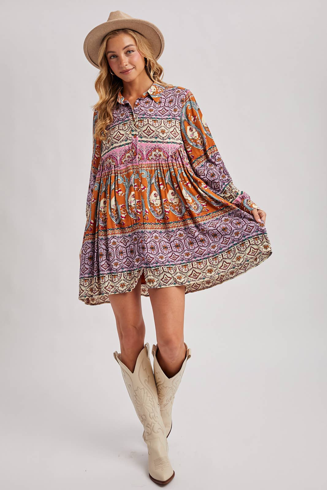 Sunset Bazaar Swing Dress