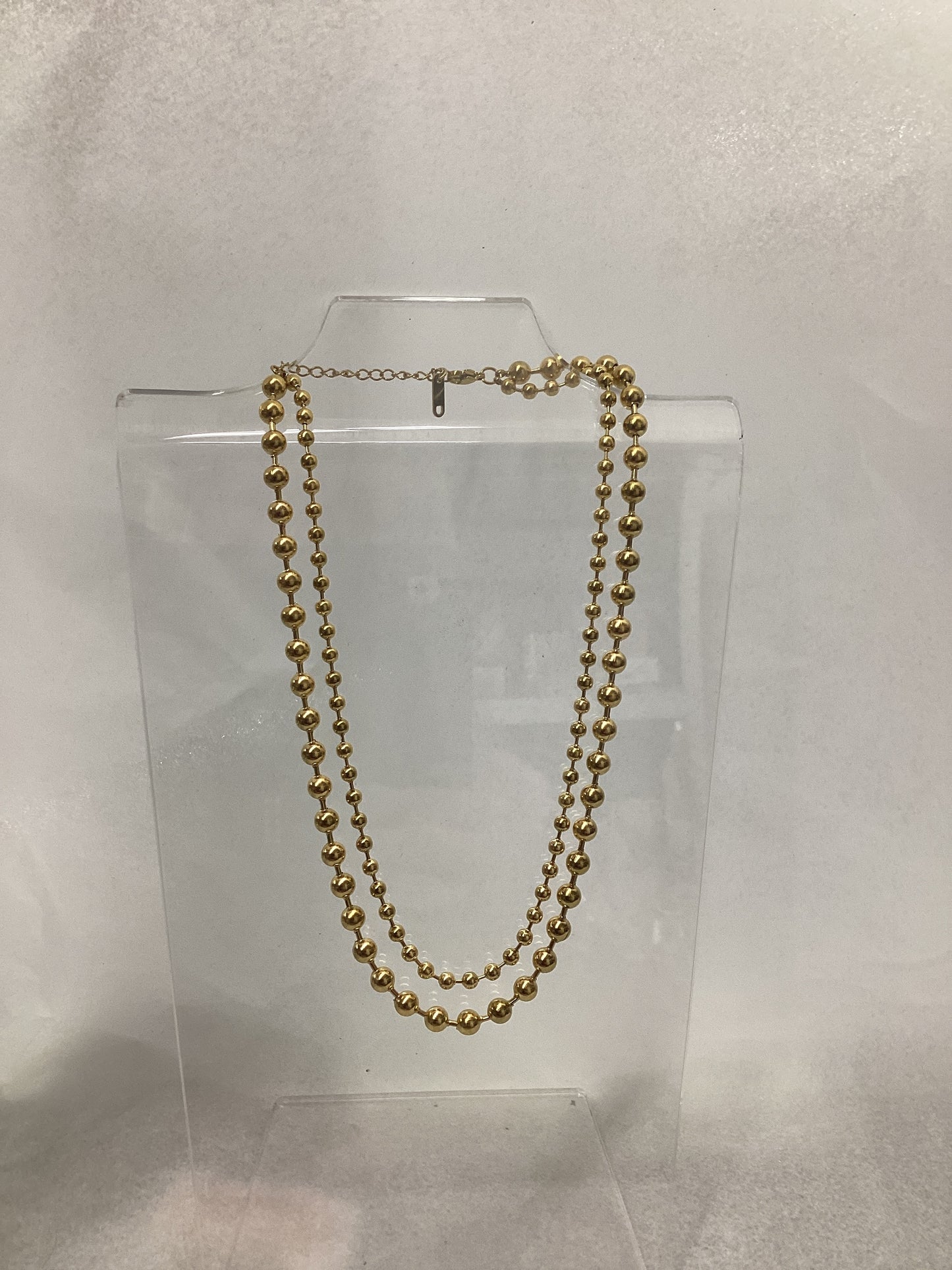 Chan Sut Double Bead Necklace