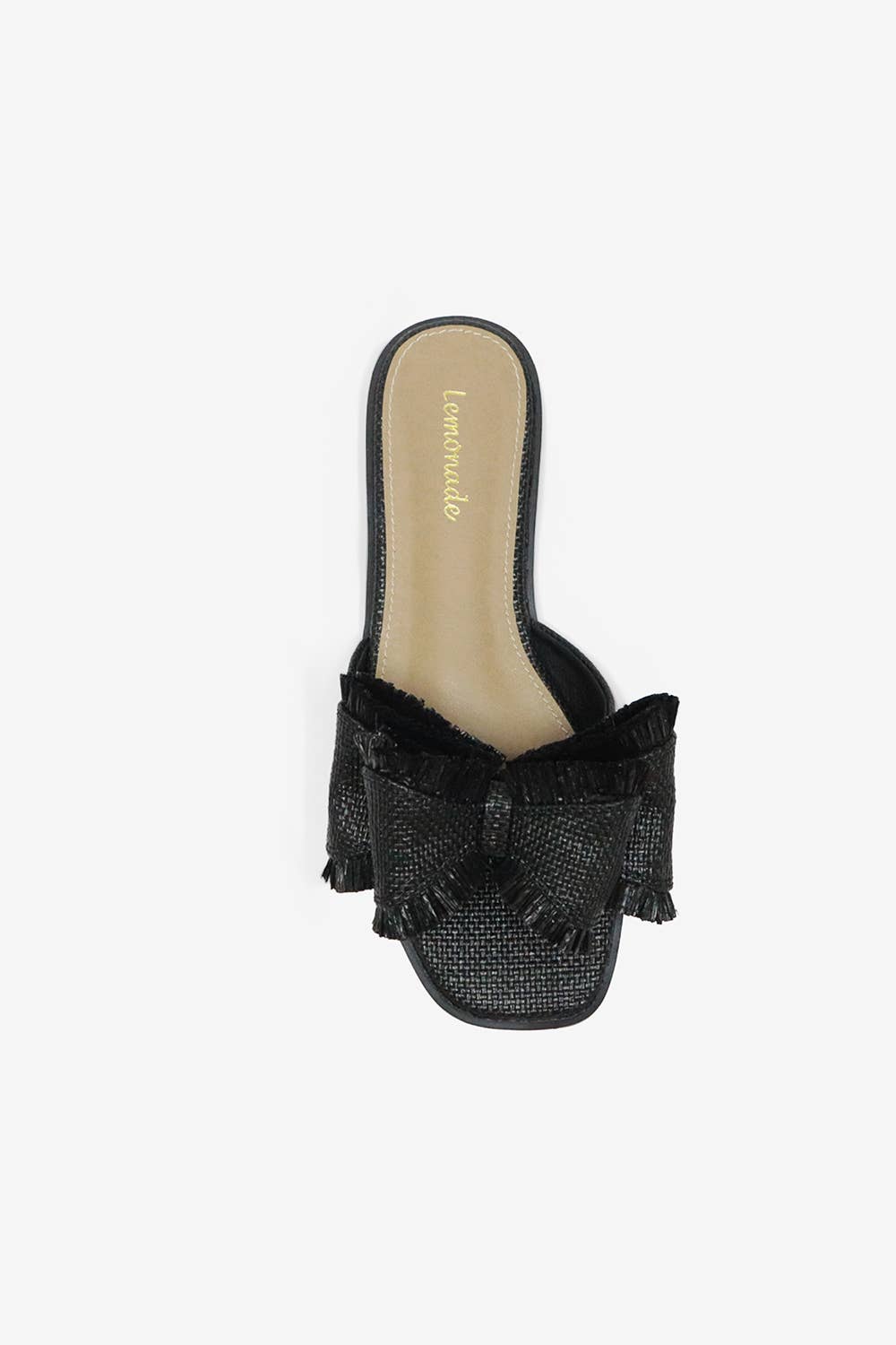 Raffia Bow Sandals