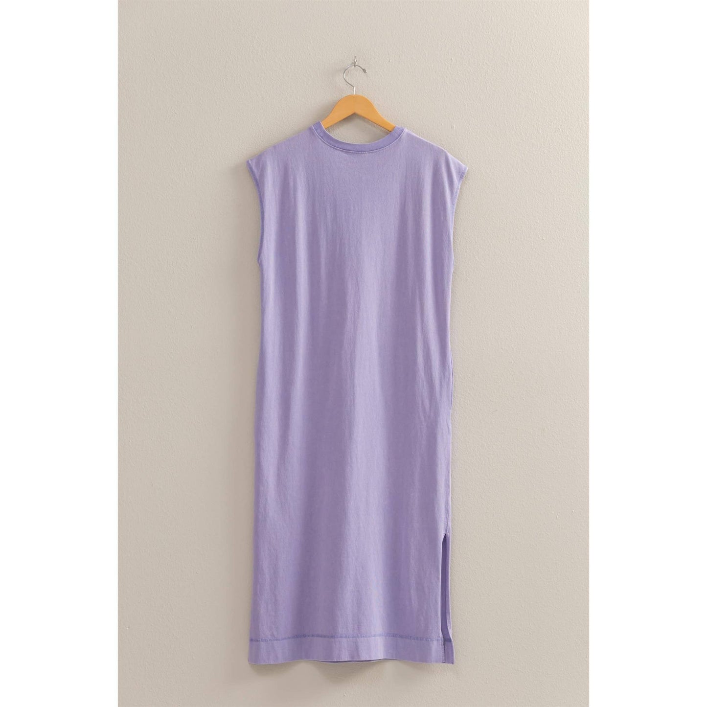 Taupe Today Casual Sleeveless Midi Dress With Pockets