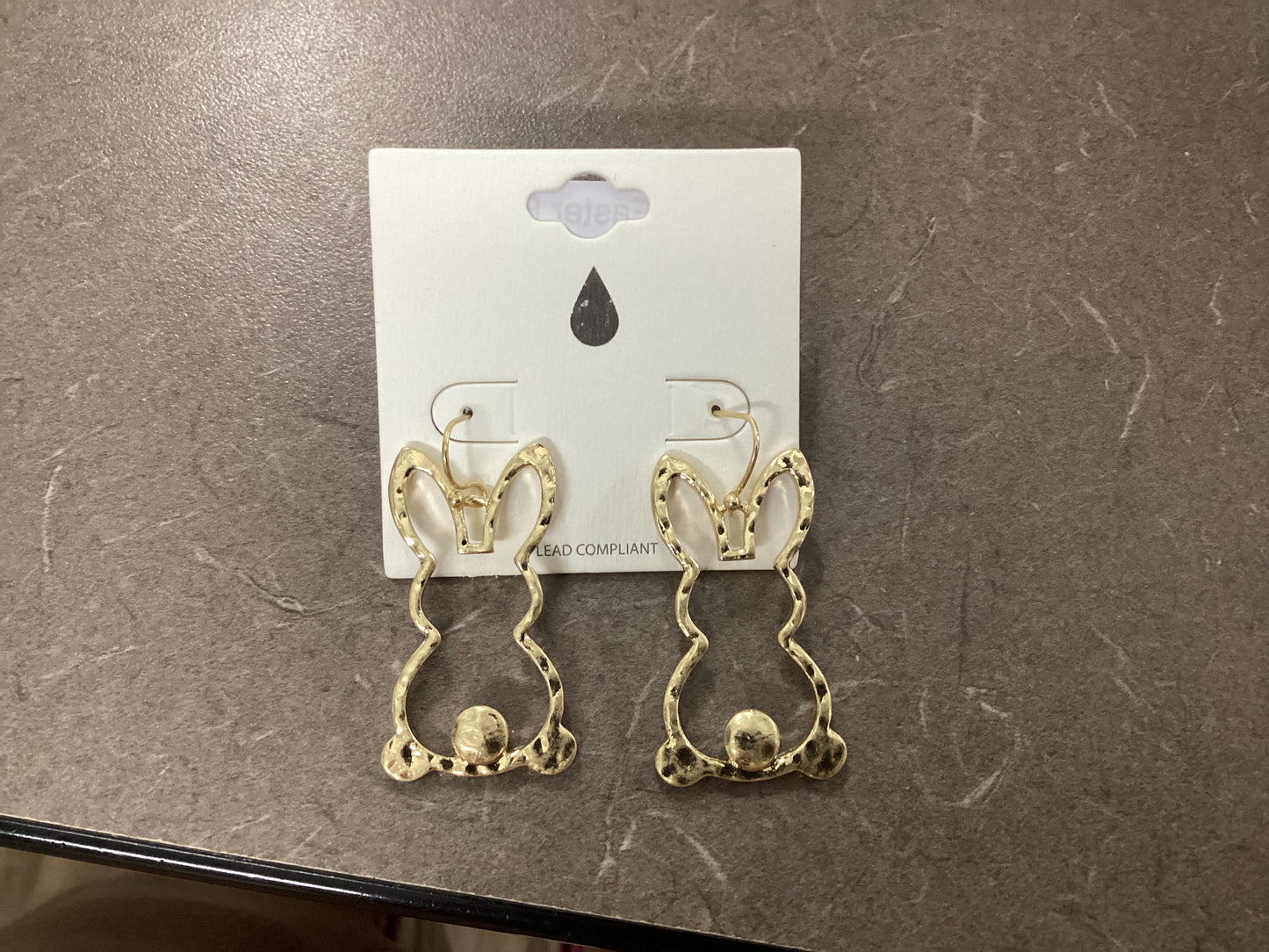 Gold Easter Earring