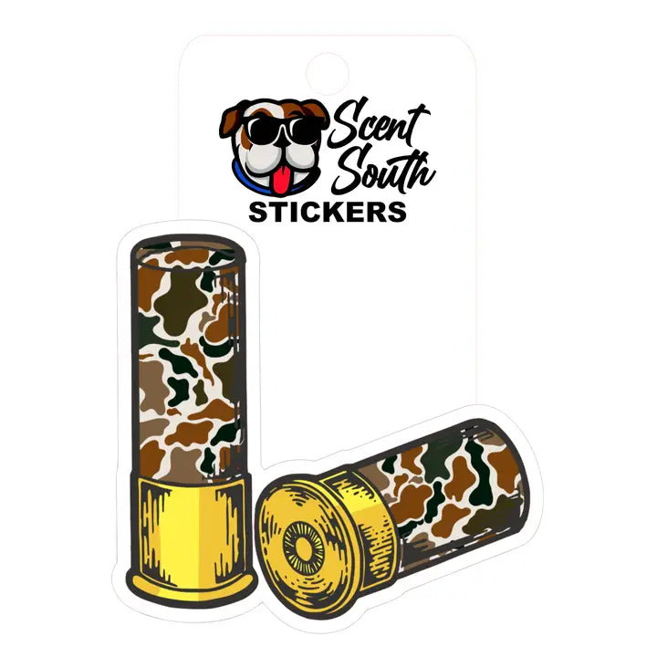 Scent South - Camo Shells Sticker