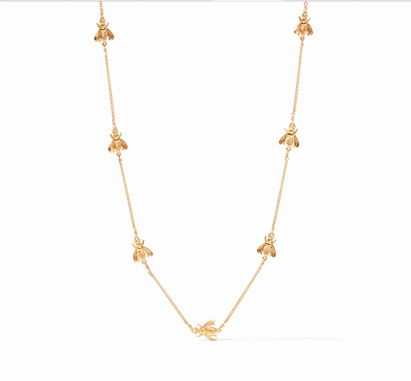 JV Bee Delicate Station Necklace
