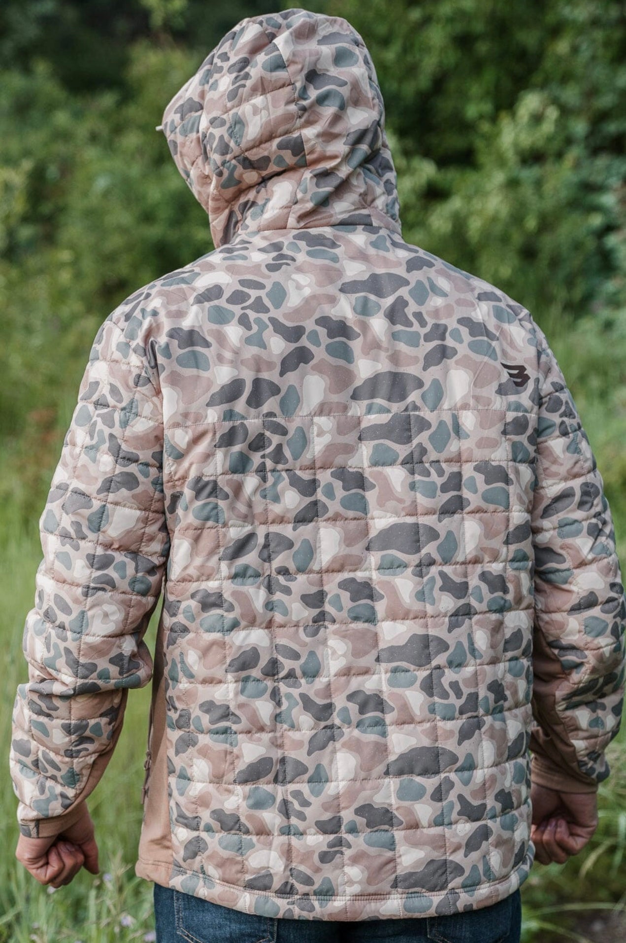 Burlebo Puffer Jacket in Pintail Camo