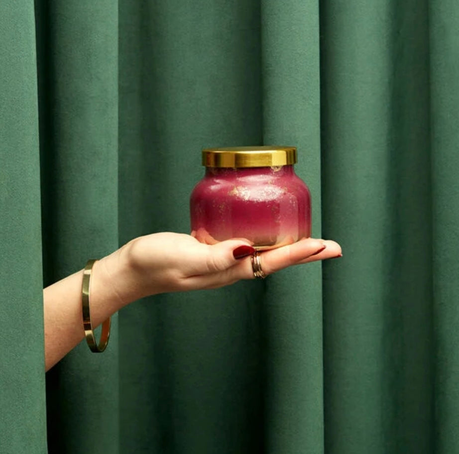 Capri Blue Tinsel & Spice Glimmer Petite Jar, 8 oz