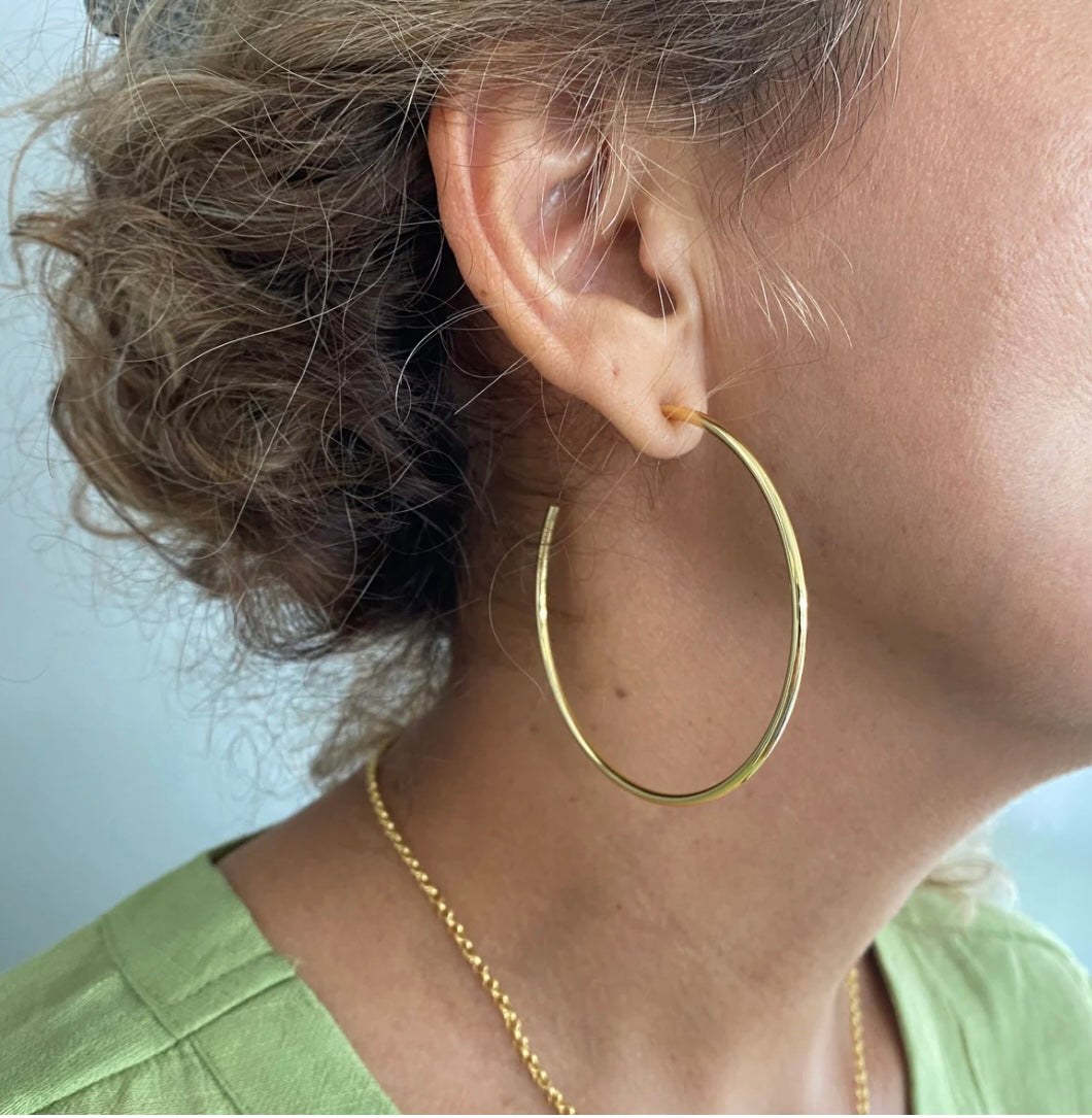 Betty Carre Vermont Thin Large Hoop