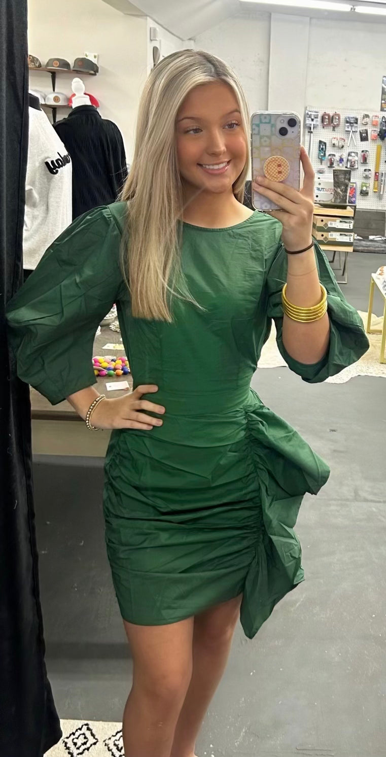 Lisa Holiday Ruffle Dress