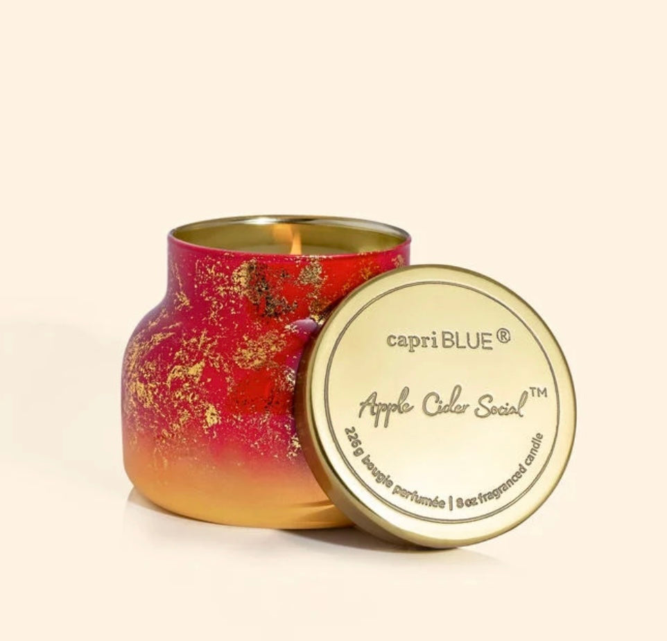 Capri Blue Apple Cider Social Glimmer Petite Jar, 8 oz