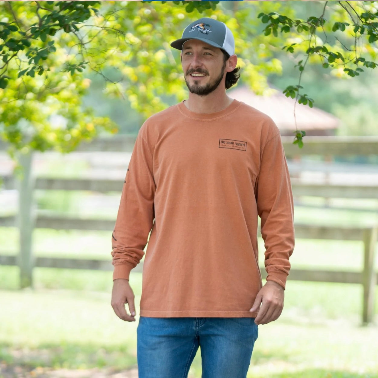 Old South Lineman Pole L/S in Yam