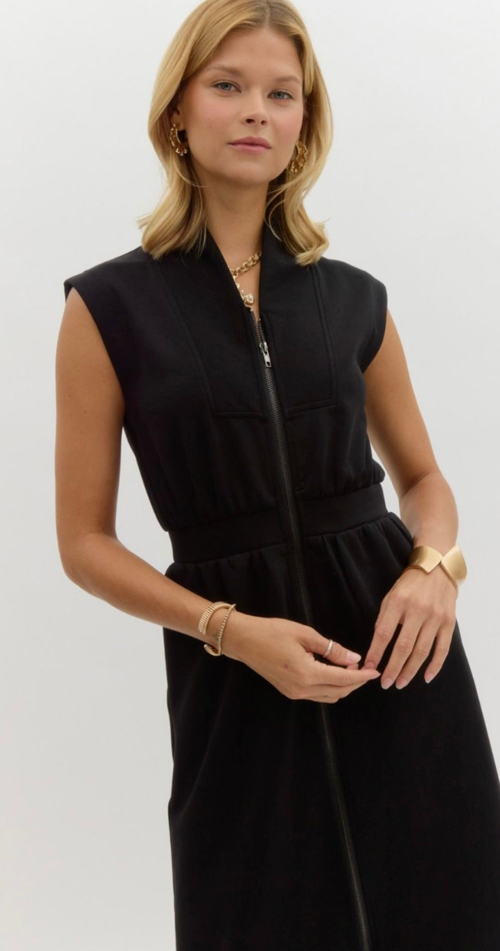 Nicole Black Zippy Dress