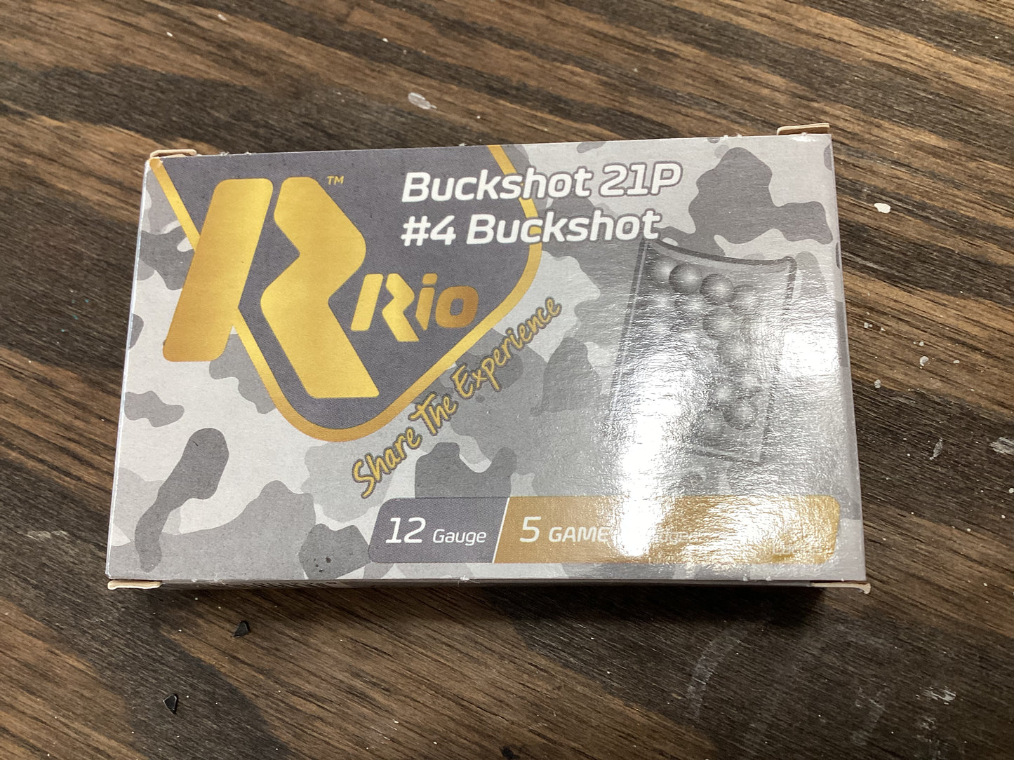 Rio Ammunition RB1221 12 gauge #4 Buckshot