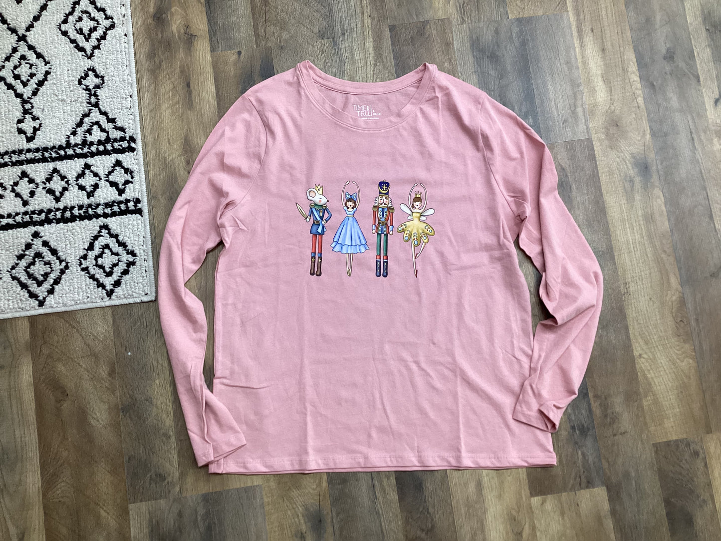 Pink Party Nutcracker Long Sleeve Tee