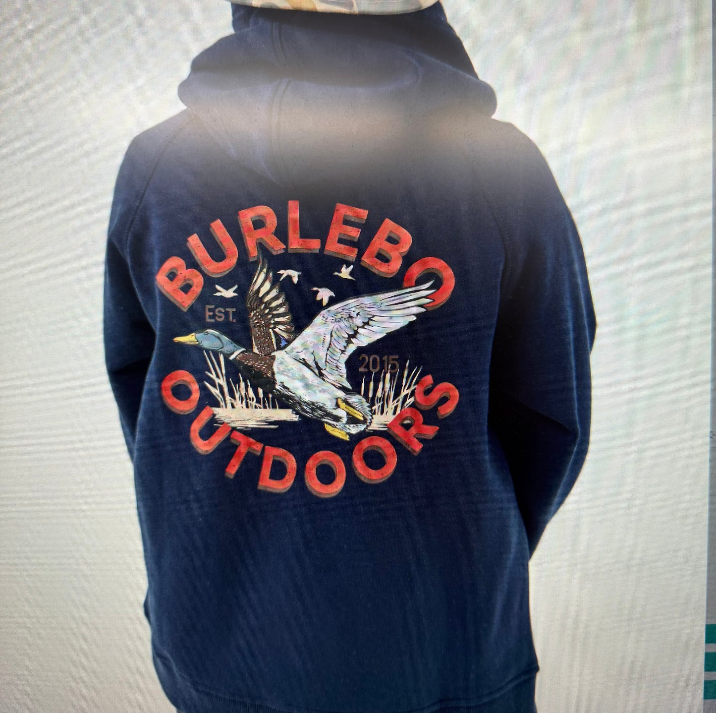 Burlebo - Youth Old School Duck Hunt Fleece Hoodie