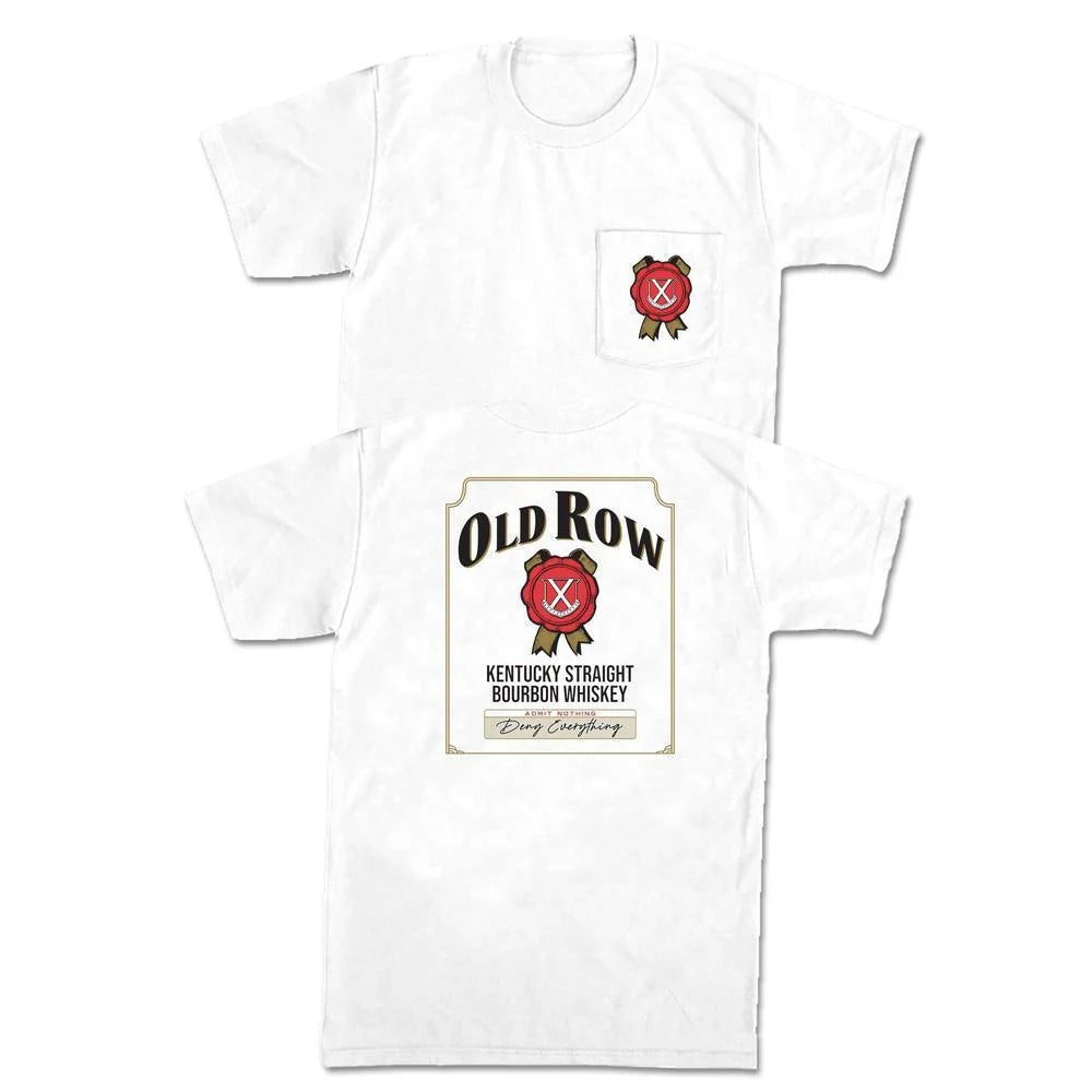 Old Row Bourbon Pocket Tee Ivory