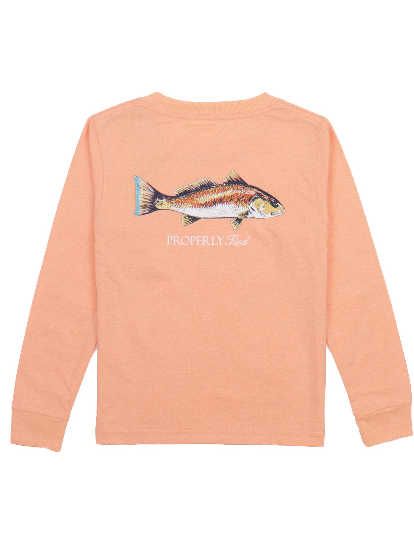 Properly Tied Boys Redfish LS Melon