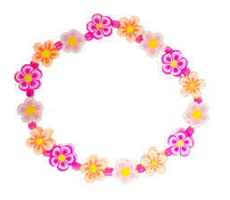 Flower Polymer Clay Bracelet
