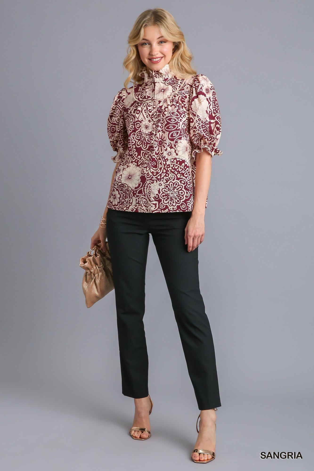 Wildflower Wine Blouse