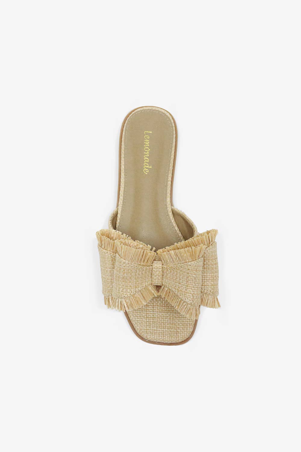 Raffia Bow Sandals
