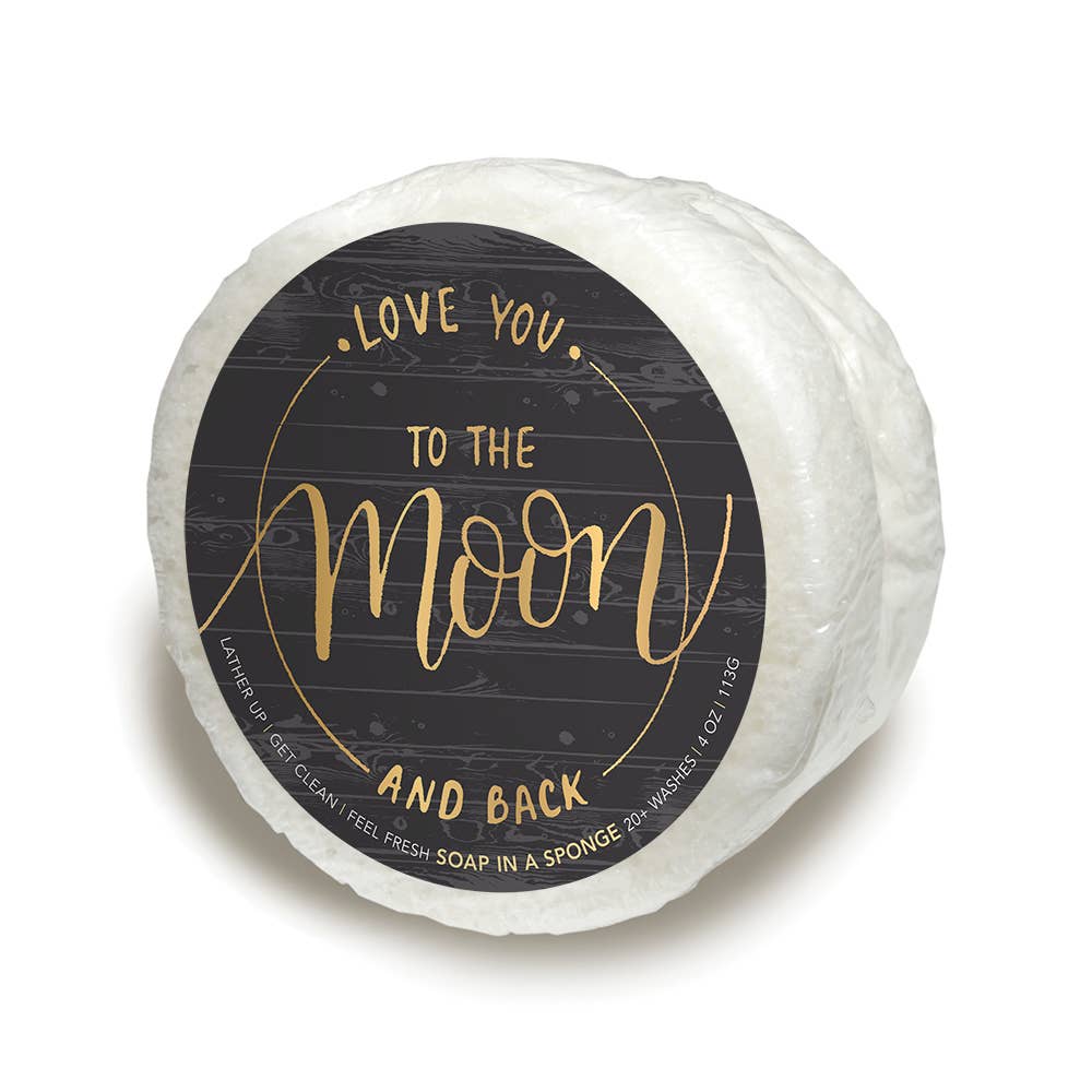 Love You to the Moon & Back Soap in a Sponge| VALENTINES DAY