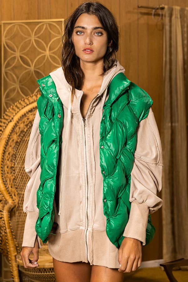 The Amber Harvest Puffer Vest
