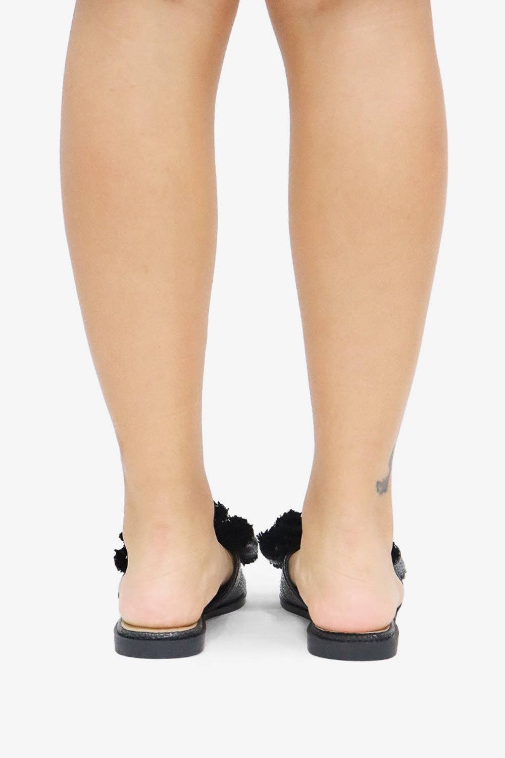 Raffia Bow Sandals