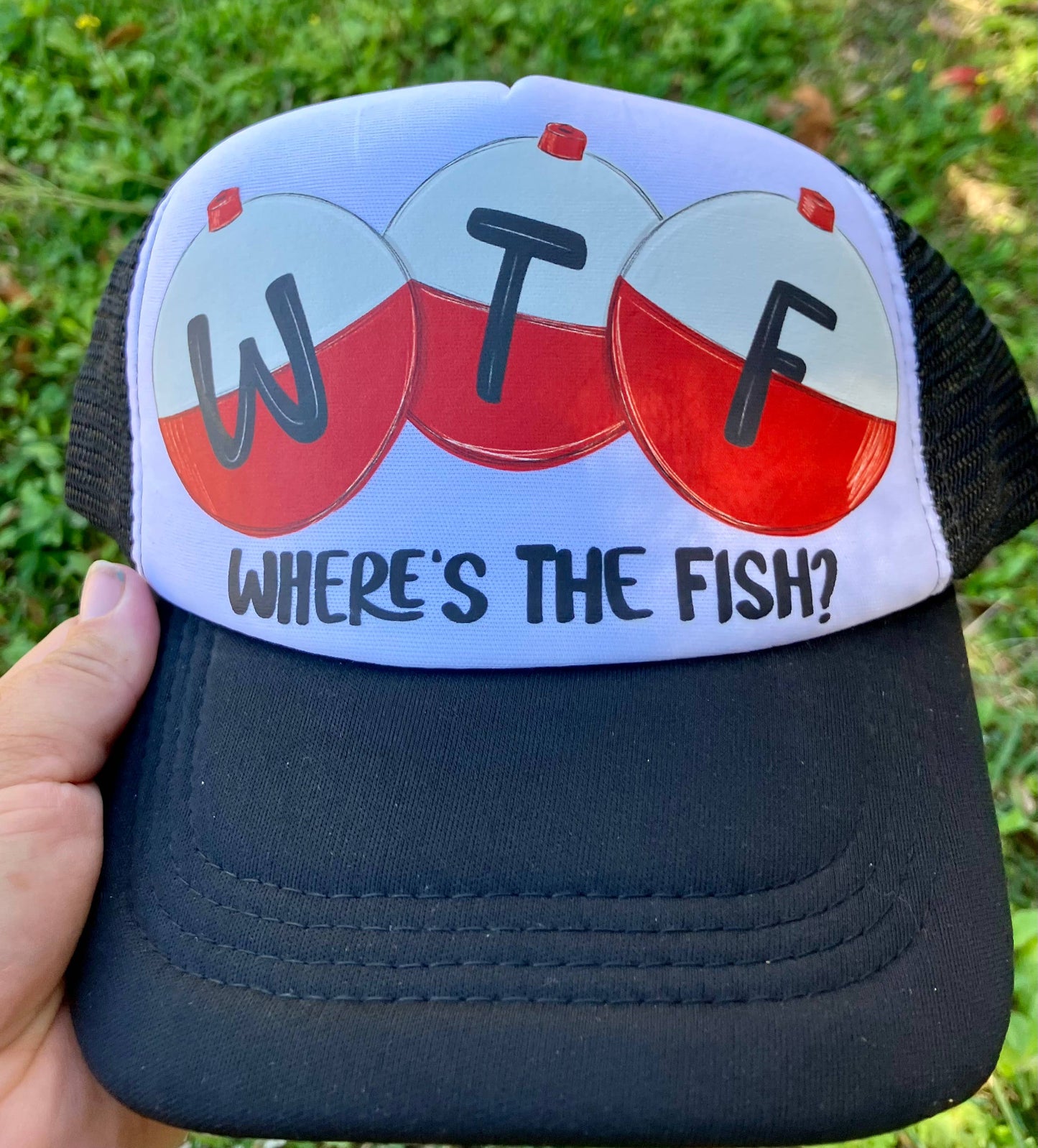 Where’s the fish summer trucker hat