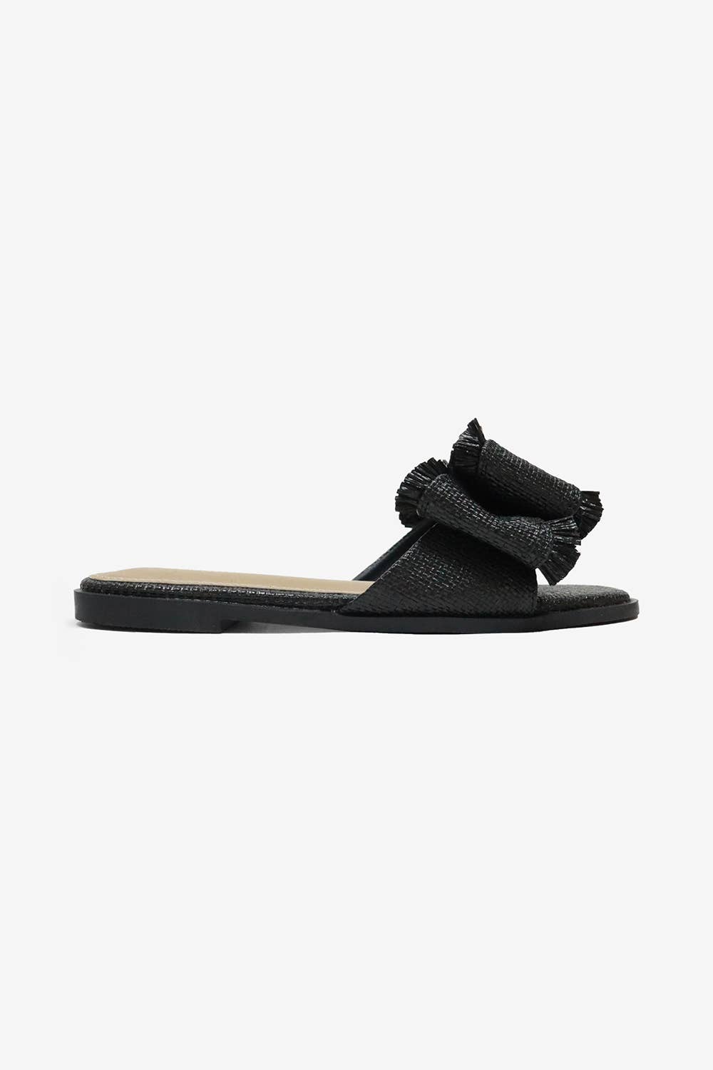 Raffia Bow Sandals
