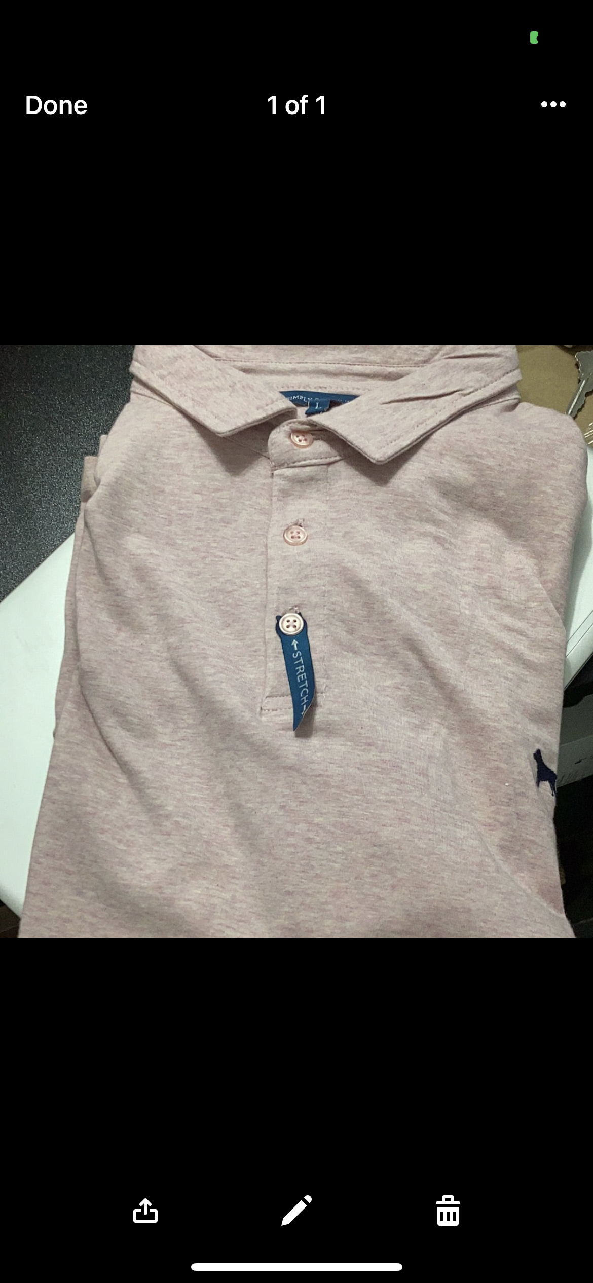 Simply southern men’s polo Heather orchid XL