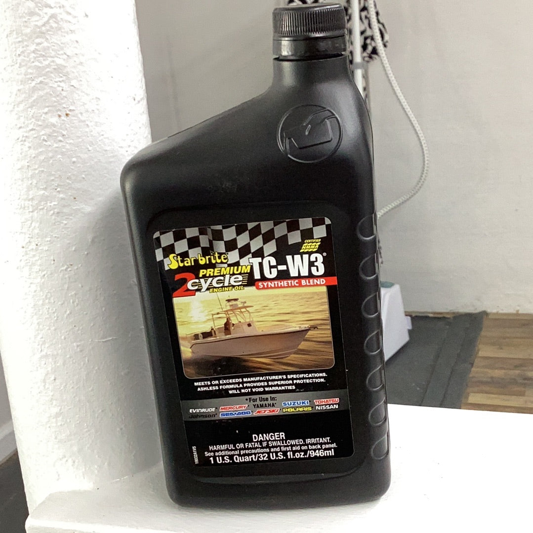 Star brite TC-W3 2 cycle engine oil synthetic blend
