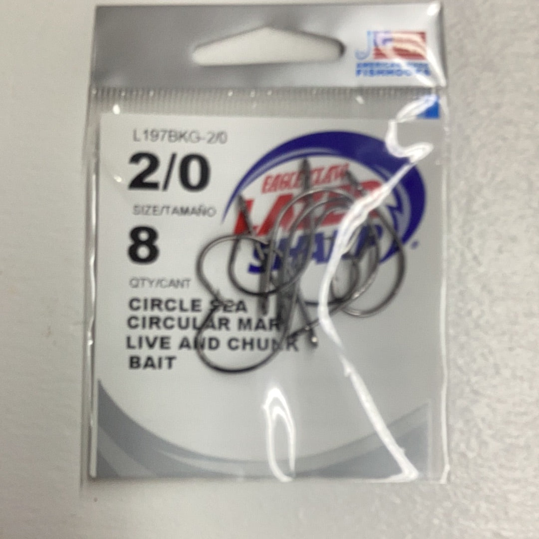 Eagle Claw L197BKGH-2/0 Lazer Sharp