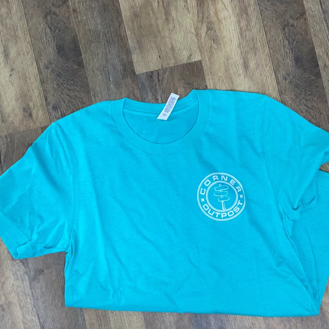 Corner Outpost Unisex tee - Sea Green