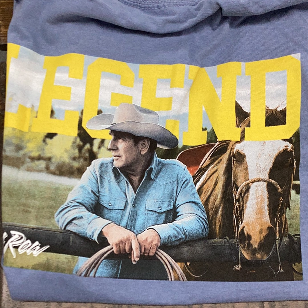 Old Row Blue The Dutton 2.0 Pocket Tee Medium