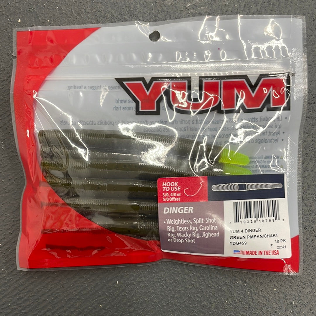 Yum YDG459 Dinger Soft Plastic Worm