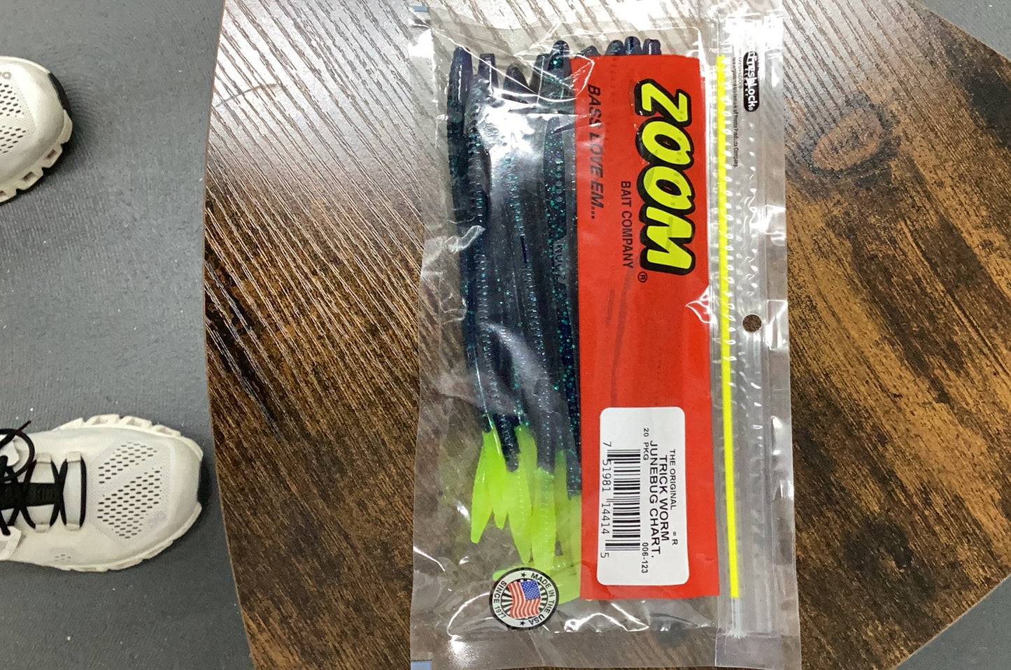 Zoom 006123 trick worm, 6 1/2 inch