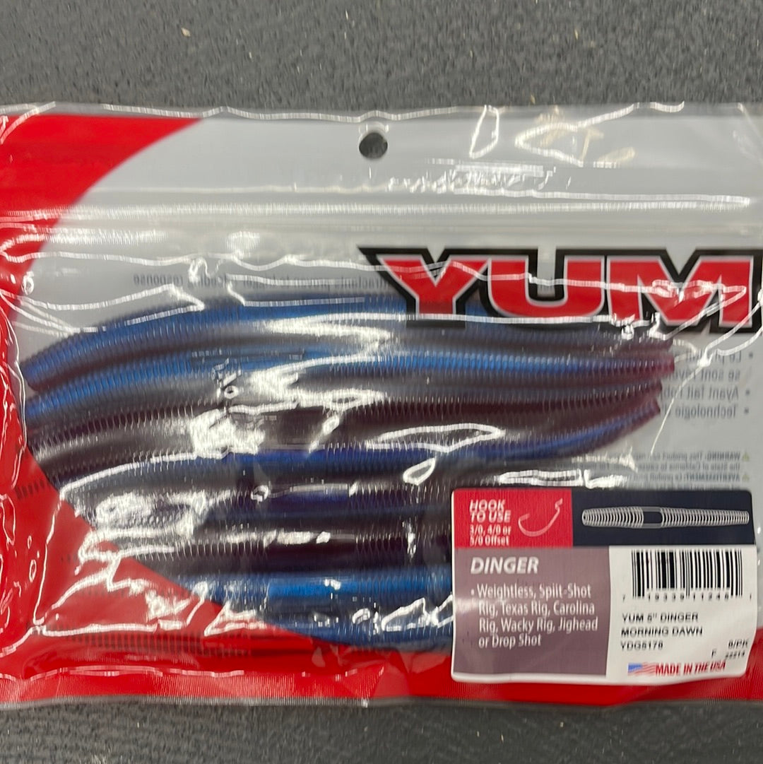 Yum YDG5178 Dinger soft 5” Morning Dawn