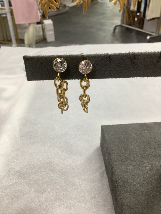 Chan Sut Chain Hoop Earrings